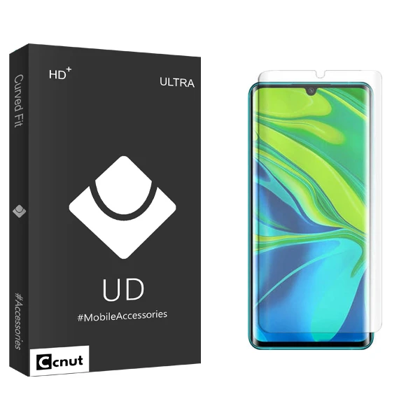 محافظ صفحه نمایش کوکونات مدل UDB UV مناسب برای گوشی موبایل شیائومی Mi note 10/10 pro