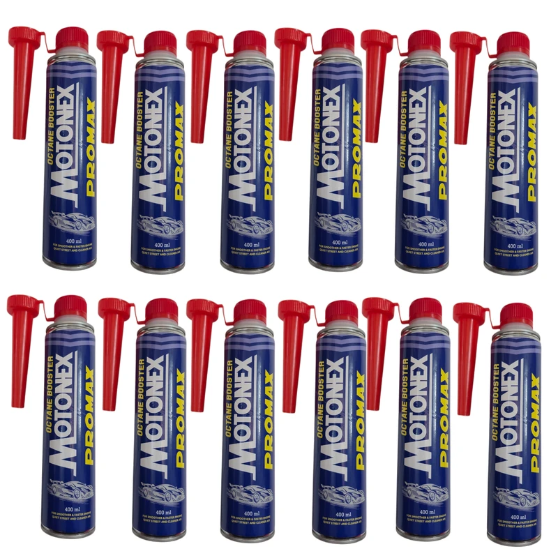 اکتان بوستر و مکمل سوخت موتونکس مدل PROMAX حجم 400 میلی لیتر بسته 12 عددی