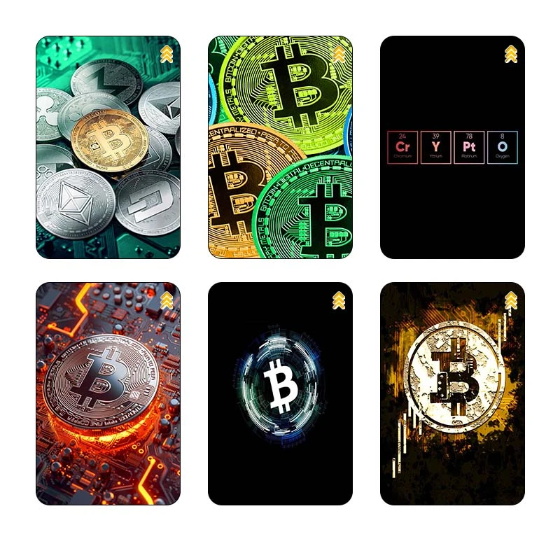 استيکر کارت کارنيکا طرح ارز دیجیتال کد 95888 مجموعه 6 عددی