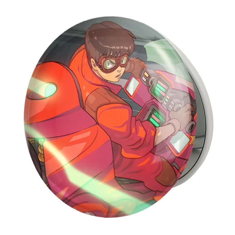 آینه جیبی خندالو طرح کاندا انیمه آکیرا مدل تاشو کد 33369