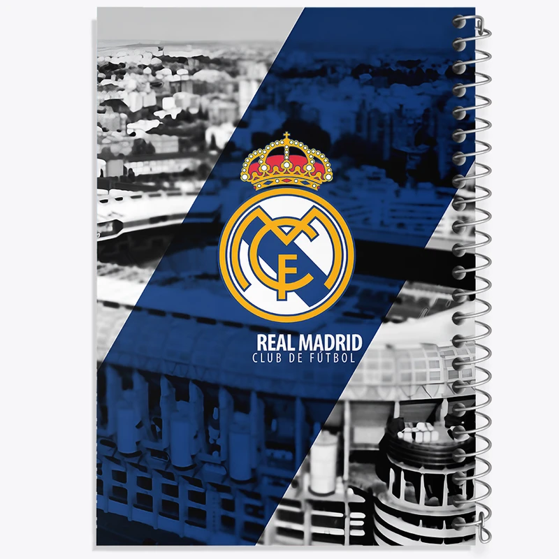 دفتر ژورنال نویسی 50 برگ خندالو مدل نقطه ای طرح رئال مادرید (Real Madrid) کد F6896
