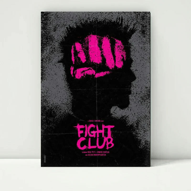 تابلو شاسی مدل پوستر فیلم باشگاه مبارزه Fight Club کد FMO68
