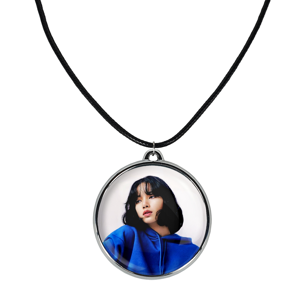 گردنبند خندالو مدل لیسا بلک پینک کد 1426214264