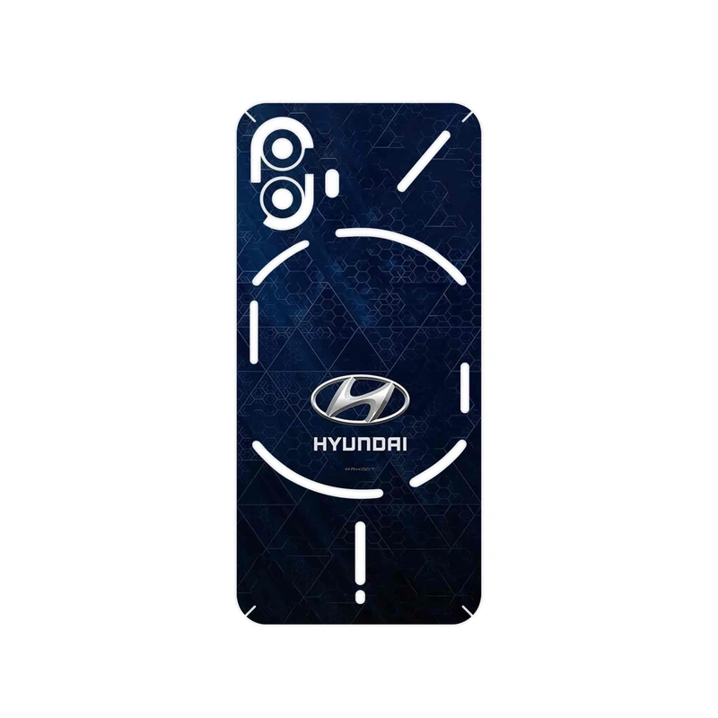 برچسب پوششی ماهوت مدل Hyundai_Logo مناسب برای گوشی موبایل ناتینگ Phone 2