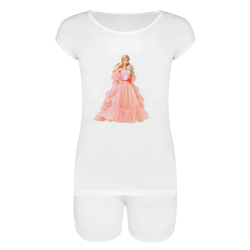 ست تی شرت و شلوارک زنانه مدل TSHSH01-6