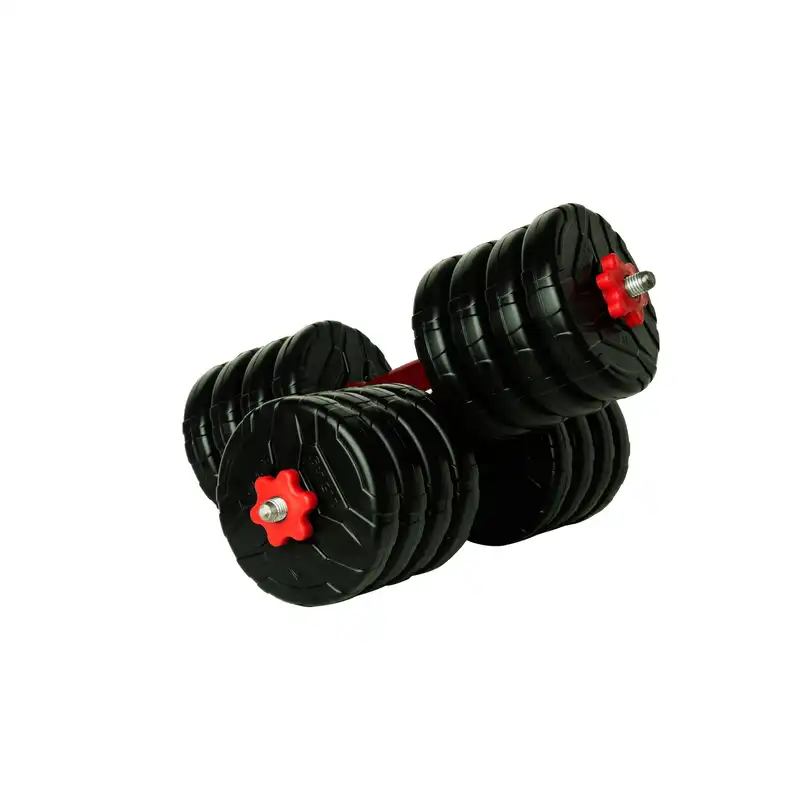 دمبل رادیس فیت مدل Gray Handle 12-1.5 وزن 12 کیلوگرم بسته دو عددی