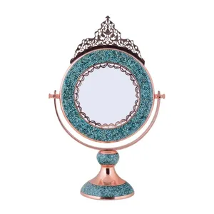  آینه فیروزه کوبی مدل F073 کد 01