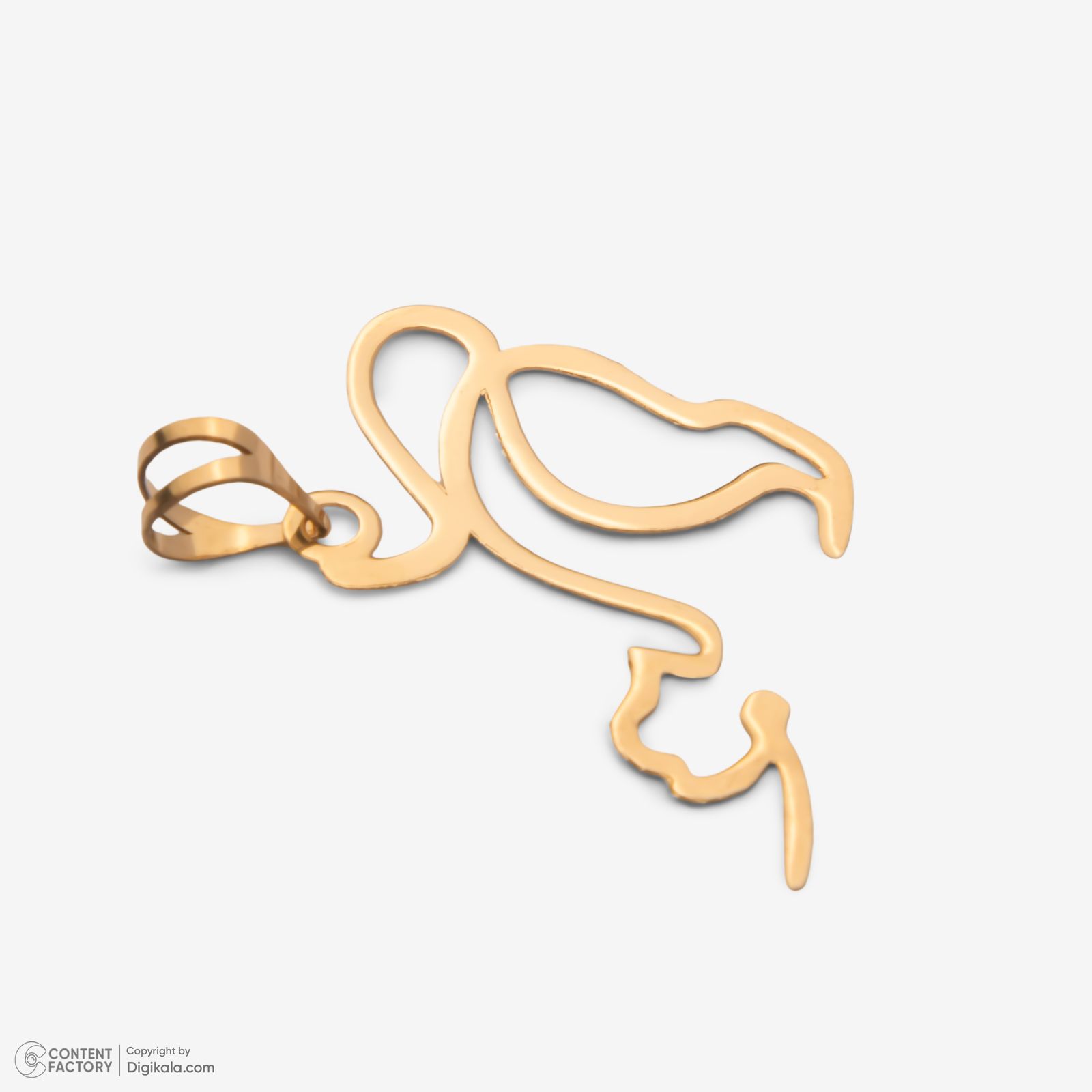 آویز گردنبند طلا 18 عیار زنانه مایا ماهک طرح گربه کد MM2168 -  - 4
