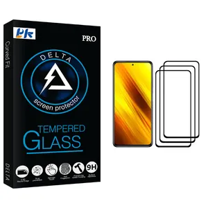 PK Delta Glass Screen Protector For Xiaomi Poco X3 Pro Pack Of 3