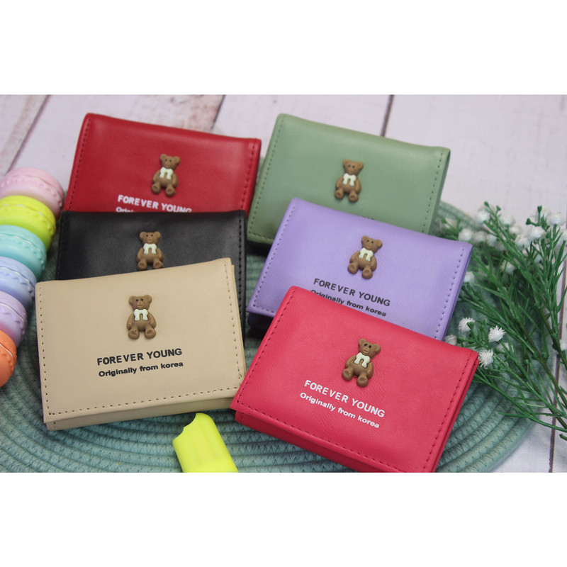 کیف پول زنانه مدل خرسی کد KZD-0119