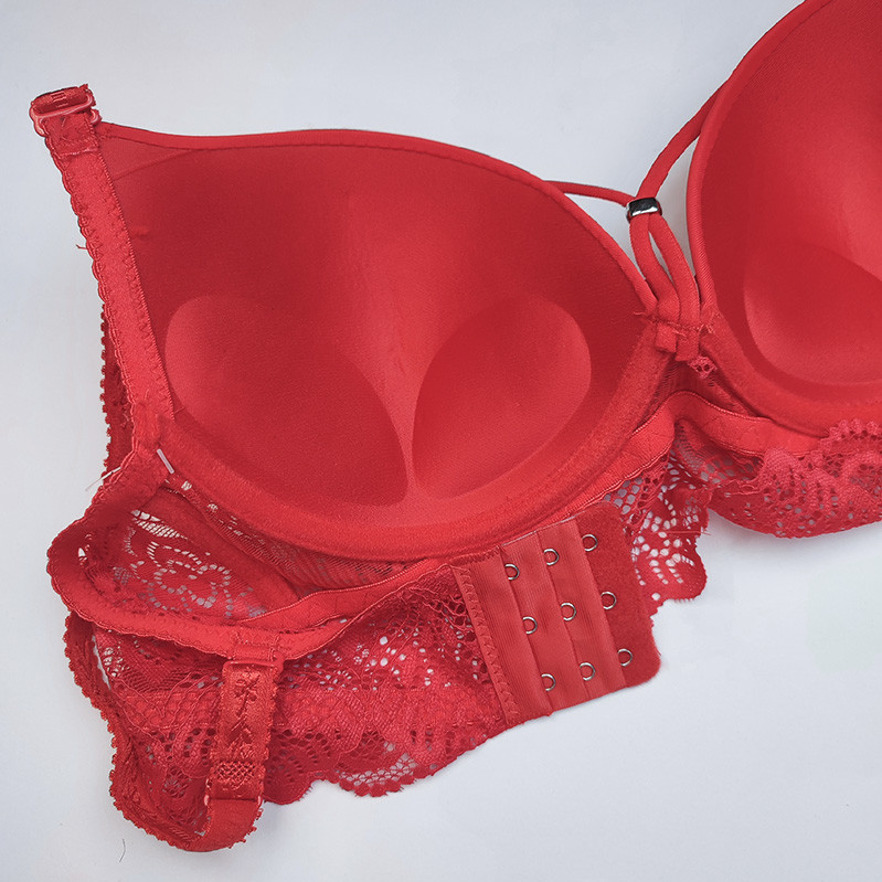 ست شورت و سوتین زنانه مدل پوش آپ هارنس دار کد 686003st