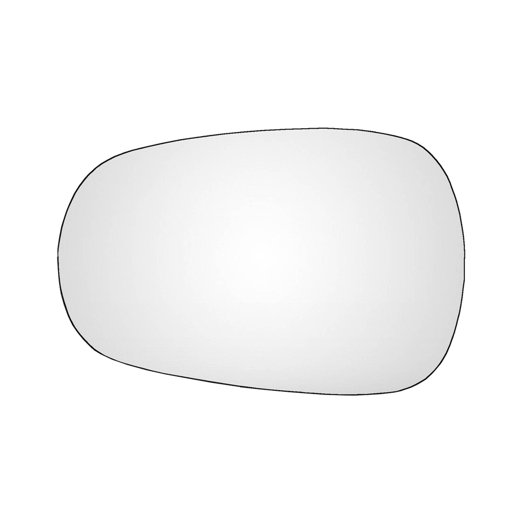 شیشه آینه جانبی چپ آذرپارت کد 1448 مناسب برای رنو L90