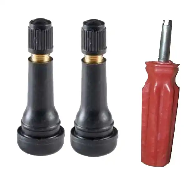 کیت پنچر گیری لاستیک تیوبلس خودرو مدل فلزی به همراه آچار والف