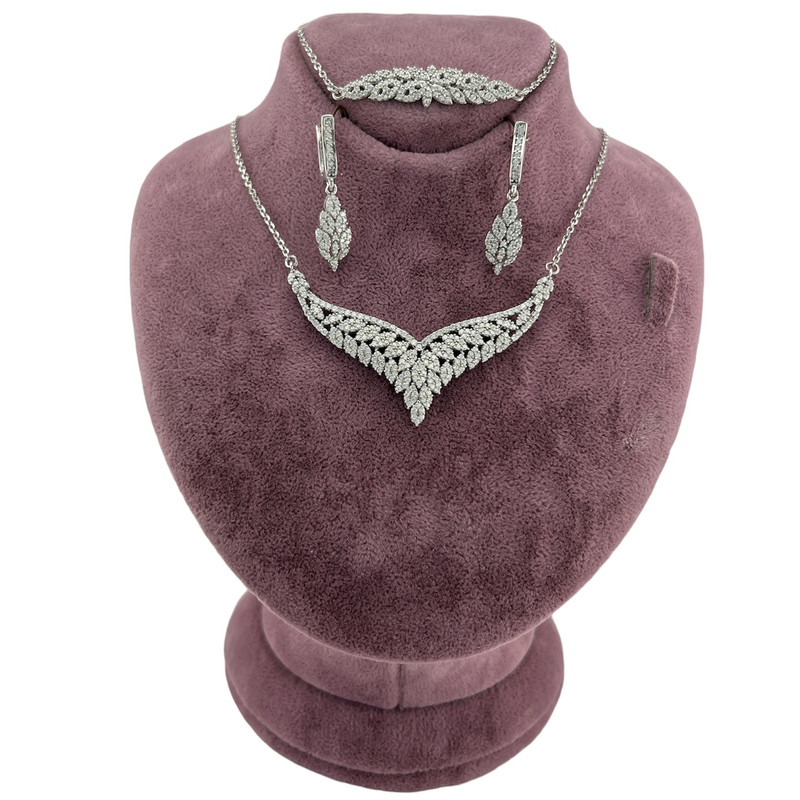 نیم ست نقره زنانه مدل ونوس نیم ست نقره زنانه مدل ونوس