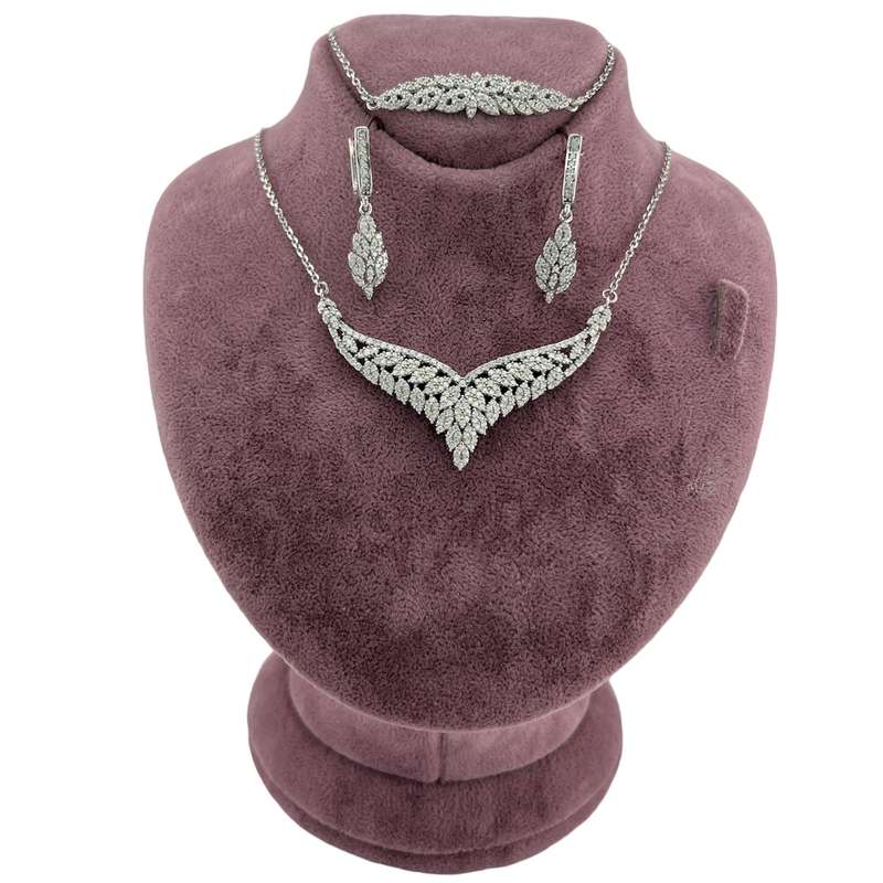 نیم ست نقره زنانه مدل ونوس نیم ست نقره زنانه مدل ونوس