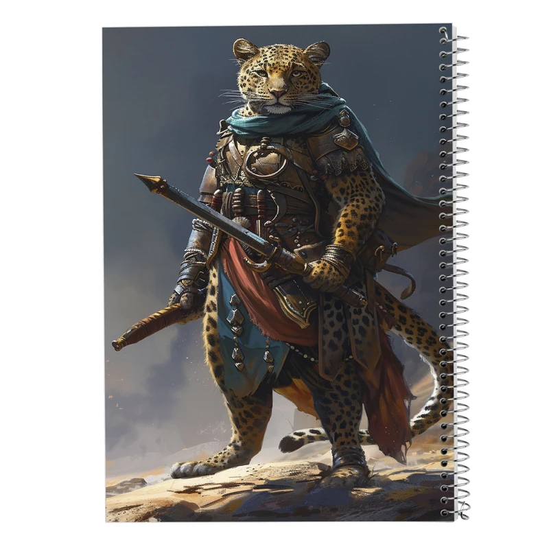 دفتر شطرنجی 50 برگ مدوپد مدل حیوانات جنگجو کد DF14865