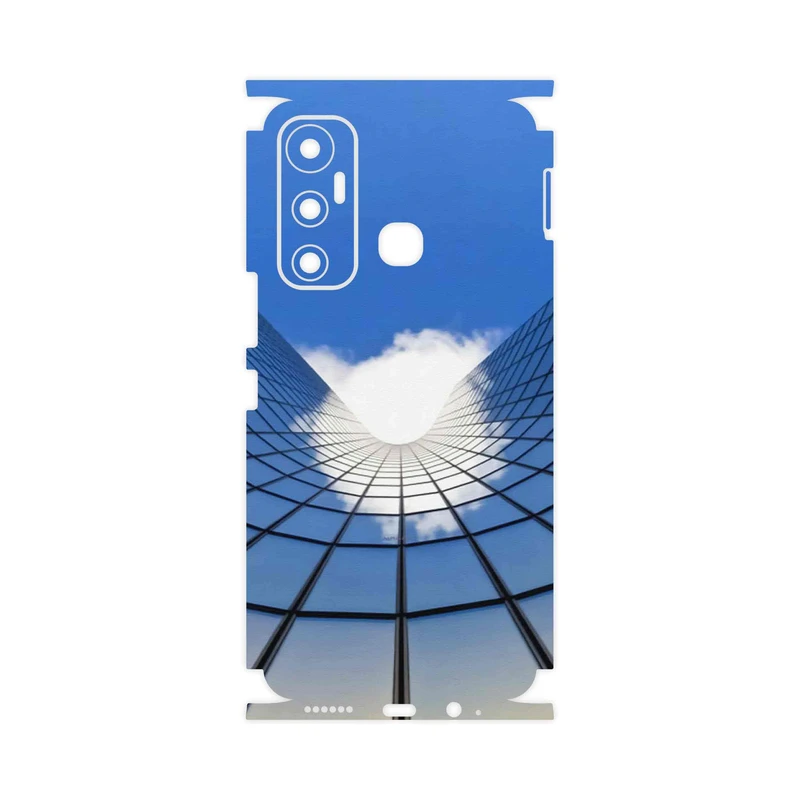 برچسب پوششی ماهوت مدل Glass skyscraper-FullSkin مناسب برای گوشی موبایل اینفینیکس Hot 11