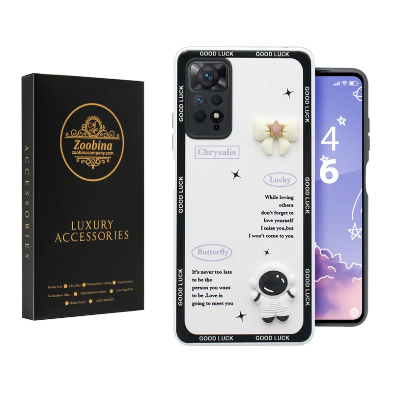 کاور زوبینا مدل Mila مناسب برای گوشی موبایل شیائومی Redmi Note 12 Pro 4G / Note 11 Pro 4G / 5G
