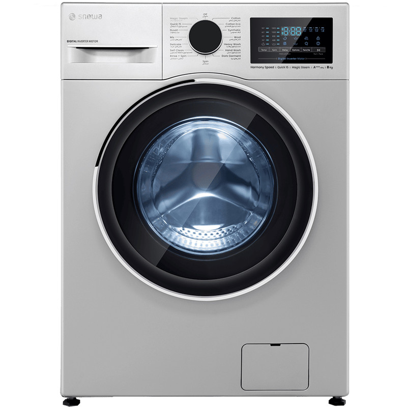ماشین لباسشویی اسنوا مدل SWM1-84S30 ظرفیت 8 کیلوگرم