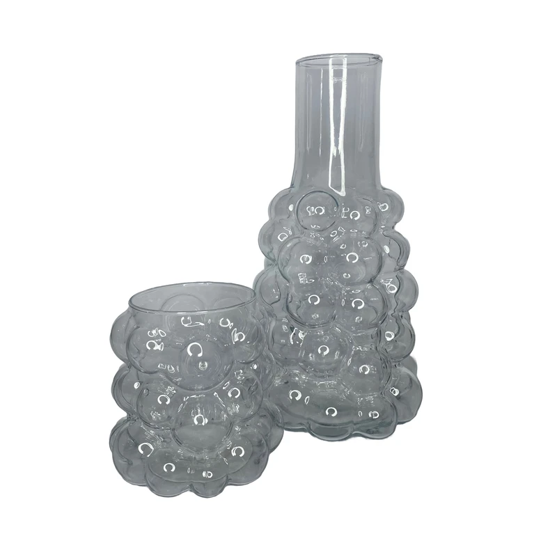 ست پارچ و لیوان 2 پارچه مدل حبابی 