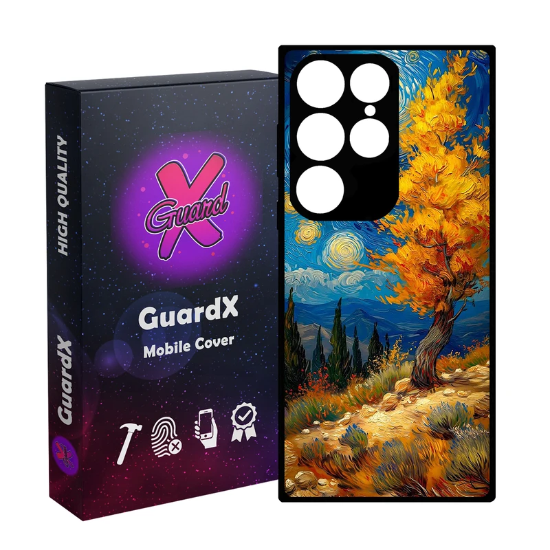 کاور گارد ایکس طرح منظره ونگوگ مدل Glass10752 مناسب برای گوشی موبایل سامسونگ Galaxy S24 Ultra