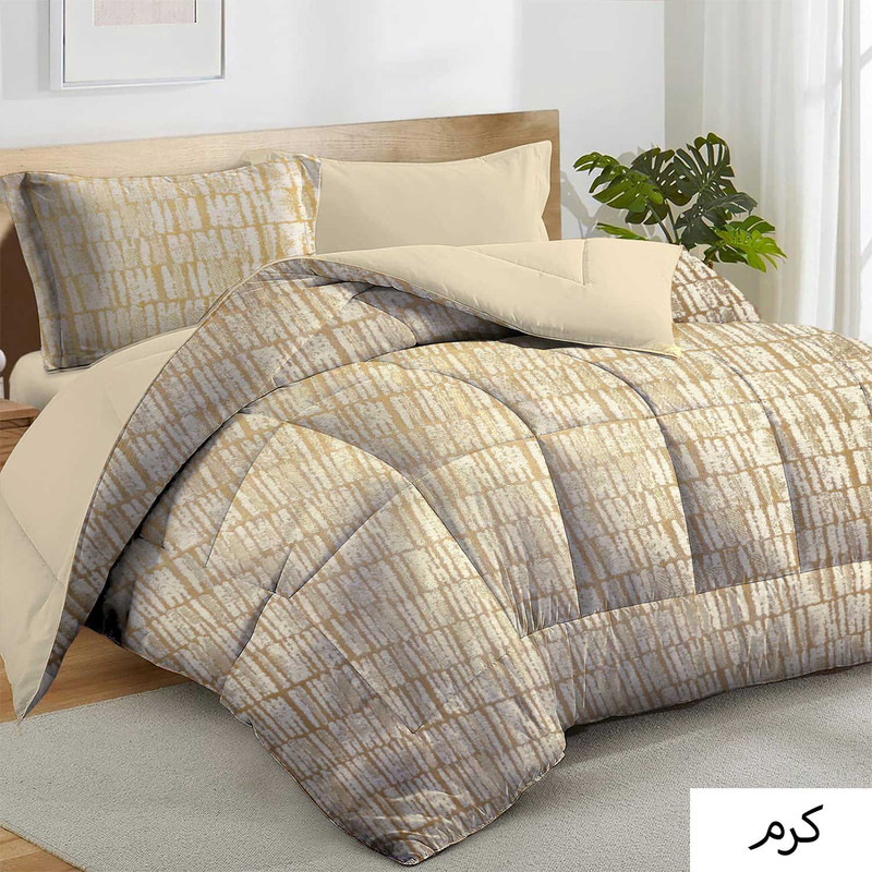 سرویس روتختی دو نفره 8 تکه نوپه هوم مدل مخمل شانل FR04
