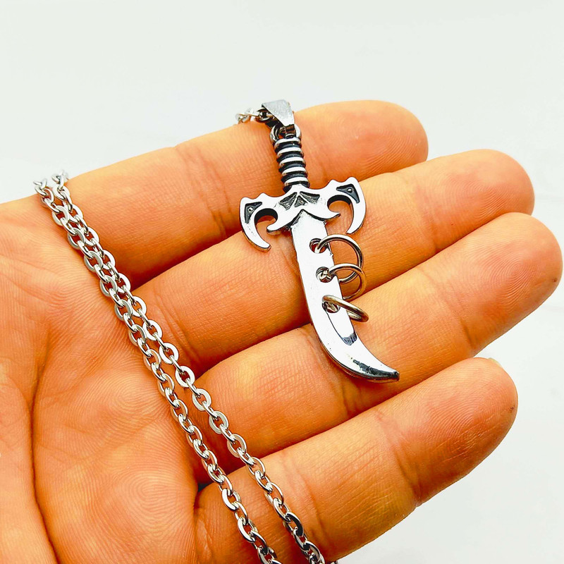 گردنبند مردانه طرح شمشیر مدل حلقه کد 859GAM گردنبند مردانه طرح شمشیر مدل حلقه کد 859GAM