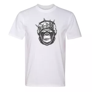 تی شرت آستین کوتاه مردانه مدل T138 طرح میمون