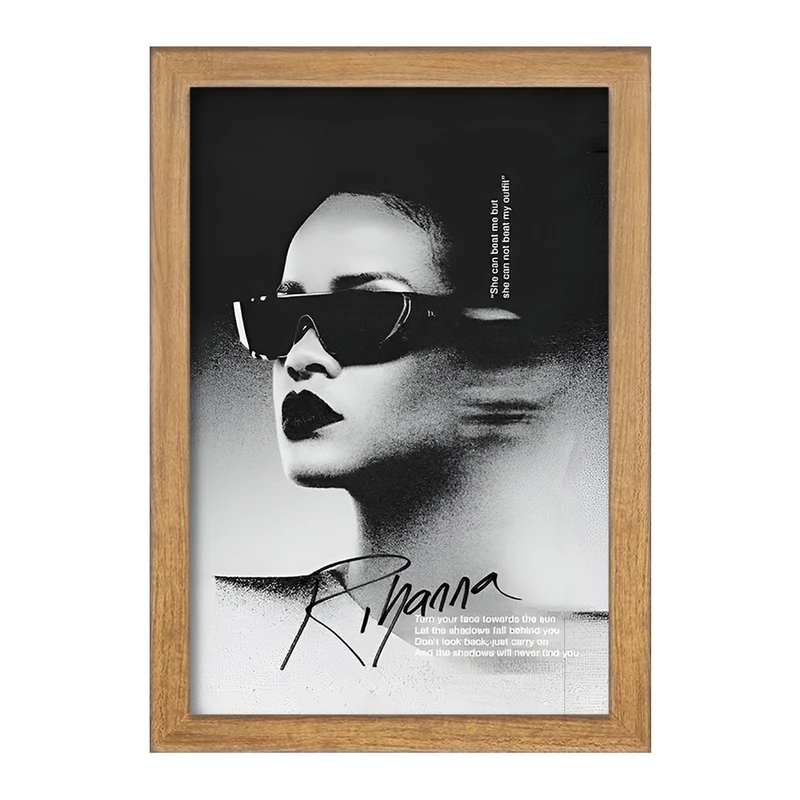 تابلو خندالو مدل ریحانا (Rihanna) کد F6841