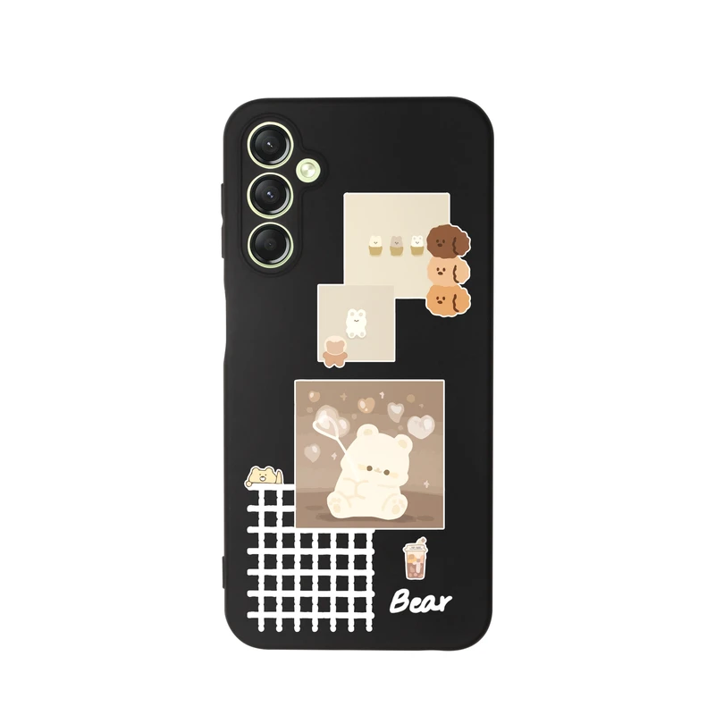 کاور قاب گارد طرح قاب عکس خرس دخترونه کد k064 مناسب برای گوشی موبایل سامسونگ Galaxy A25