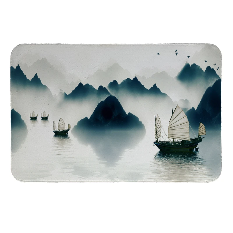  پادری طرح دریا کد 9221 سایز 60x40 سانتی متر