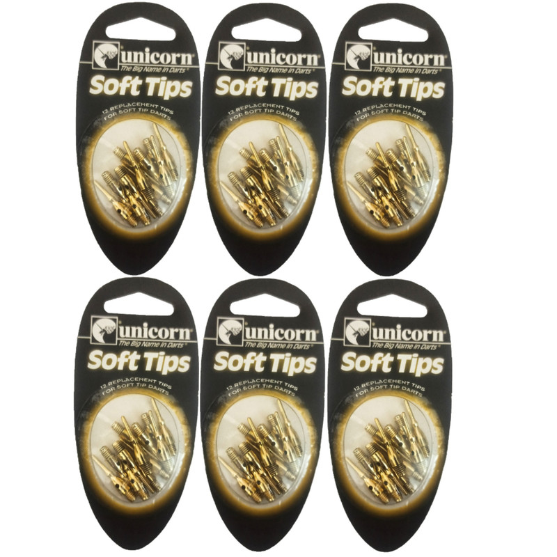 نوک تیر دارت یونیکورن مدل Soft Tips بسته 72 عددی