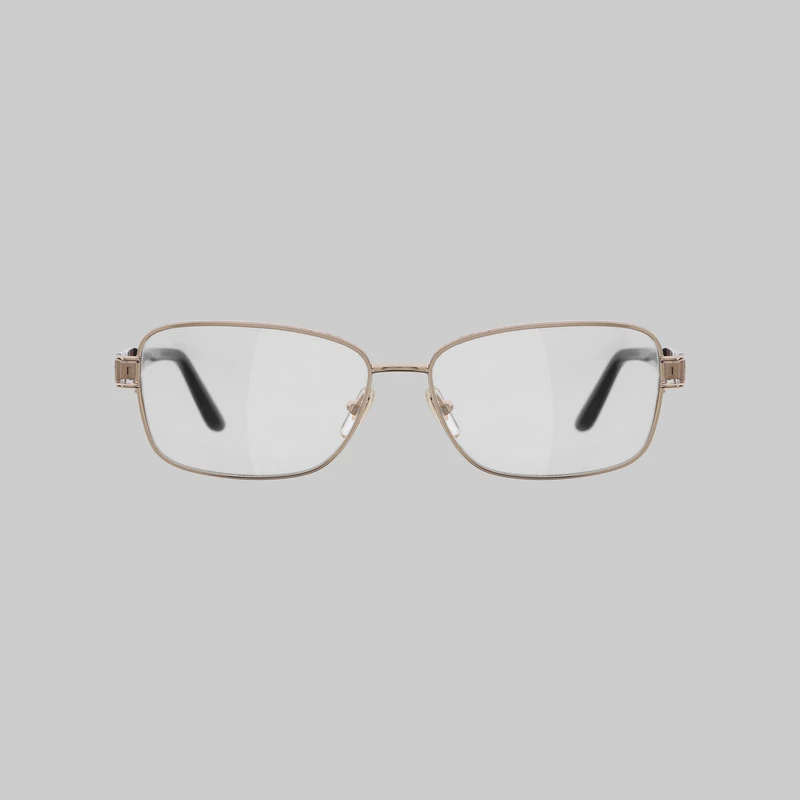 فریم عینک طبی مستطیلی زنانه ورساچه مدل 0VE1229B-1252 مناسب برای صورت بیضی، گرد