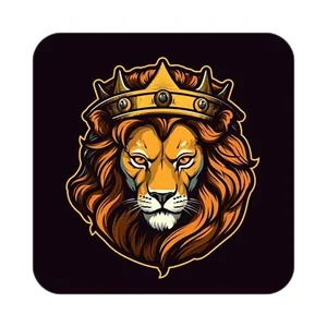 زیر لیوانی کاکتی طرح شیر مدل mp23788
