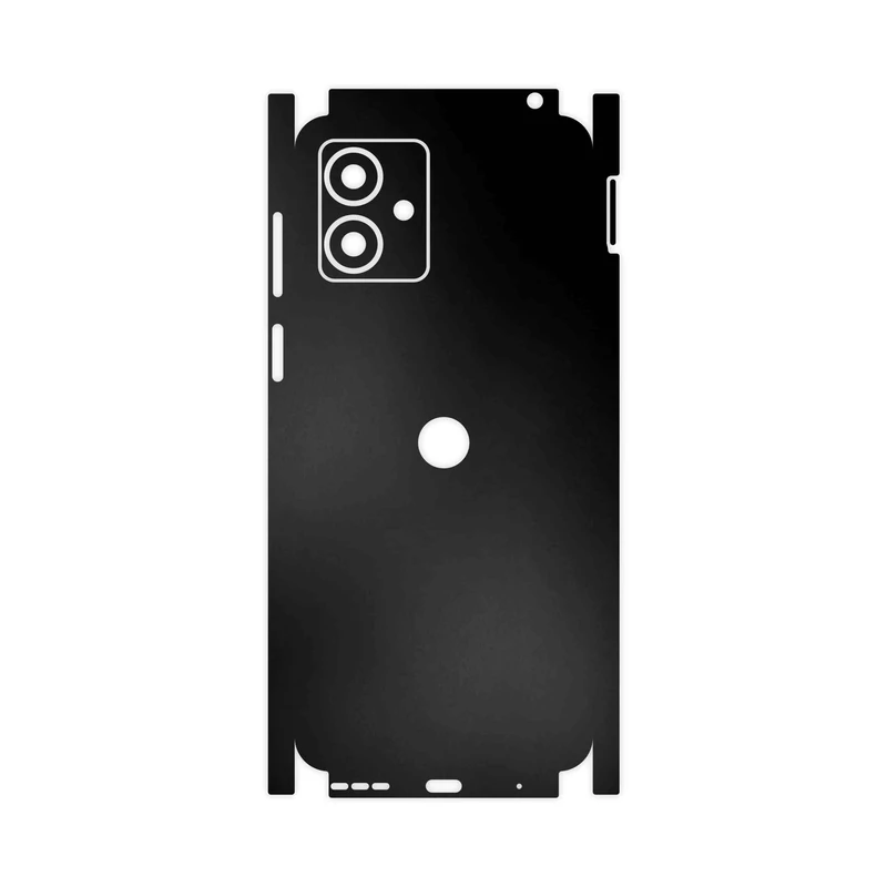 برچسب پوششی ماهوت مدل Matte-Black-FullSkin مناسب برای گوشی موبایل موتورولا Moto G14