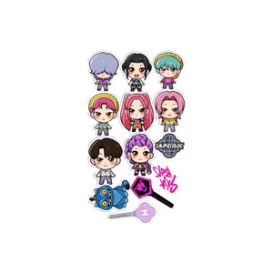 استیکر لپ تاپ مدل کی پاپ مجموعه 13 عددی کد 9761