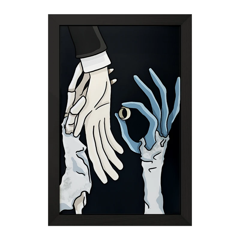 تابلو خندالو مدل عروس مردگان (Corpse Bride) کد F6804