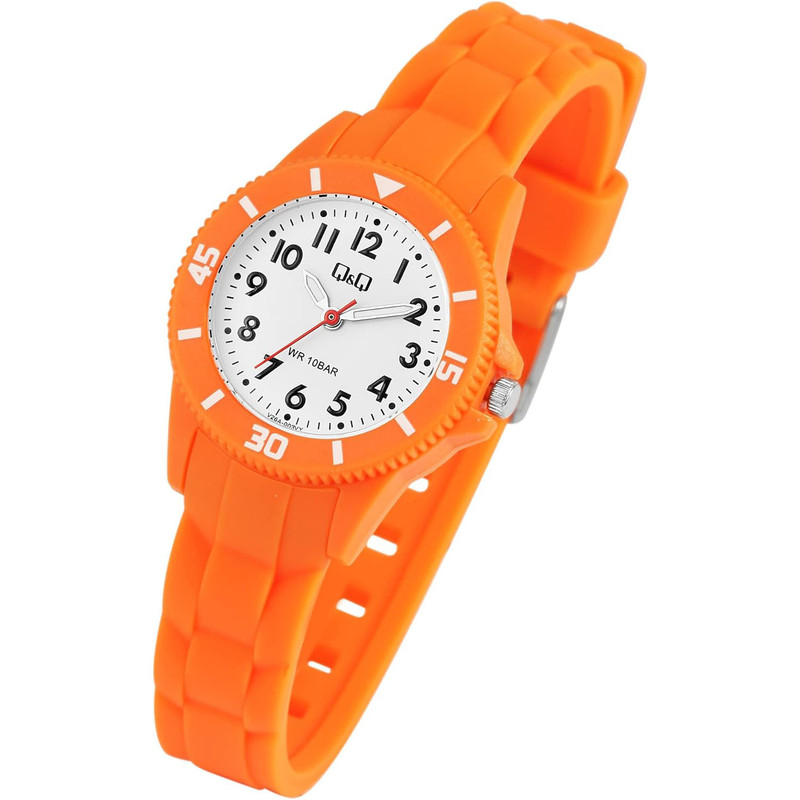 ساعت مچی عقربه ای بچگانه کیو اند کیو مدل V26A-003VY ساعت مچی عقربه ای بچگانه کیو اند کیو مدل V26A-003VY