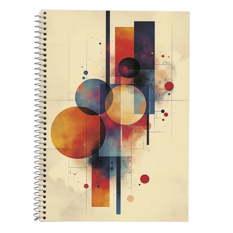 دفتر زبان 50 برگ مدوپد مدل دو خط طرح فانتزی کد DF13712