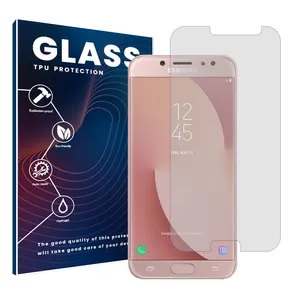 Glass Resistant model transparent screen protector suitable for Samsung Galaxy J7 Pro mobile phone