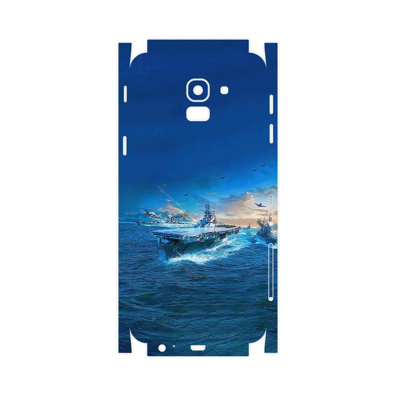 برچسب پوششی ماهوت مدل Warship-FullSkin مناسب برای گوشی موبایل سامسونگ Galaxy J6