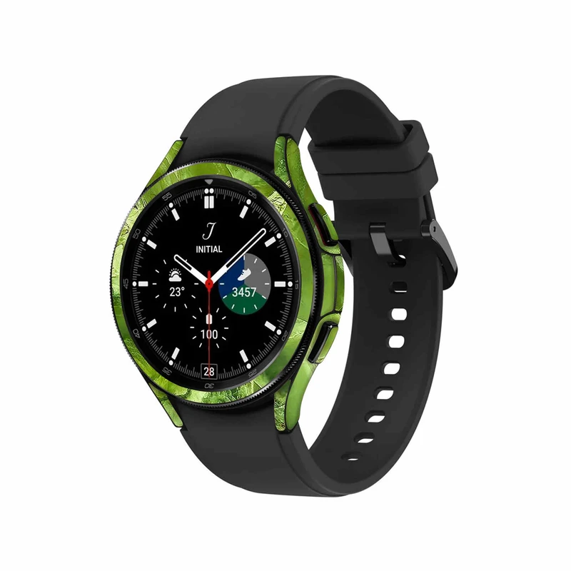  برچسب ماهوت طرح Green-Crystal-Marble مناسب برای ساعت هوشمند سامسونگ Watch4 Classic 46mm