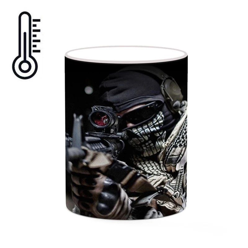 ماگ حرارتی کاکتی مدل بازی Call Of Duty 4ː Modern Warfare کد mgh27831