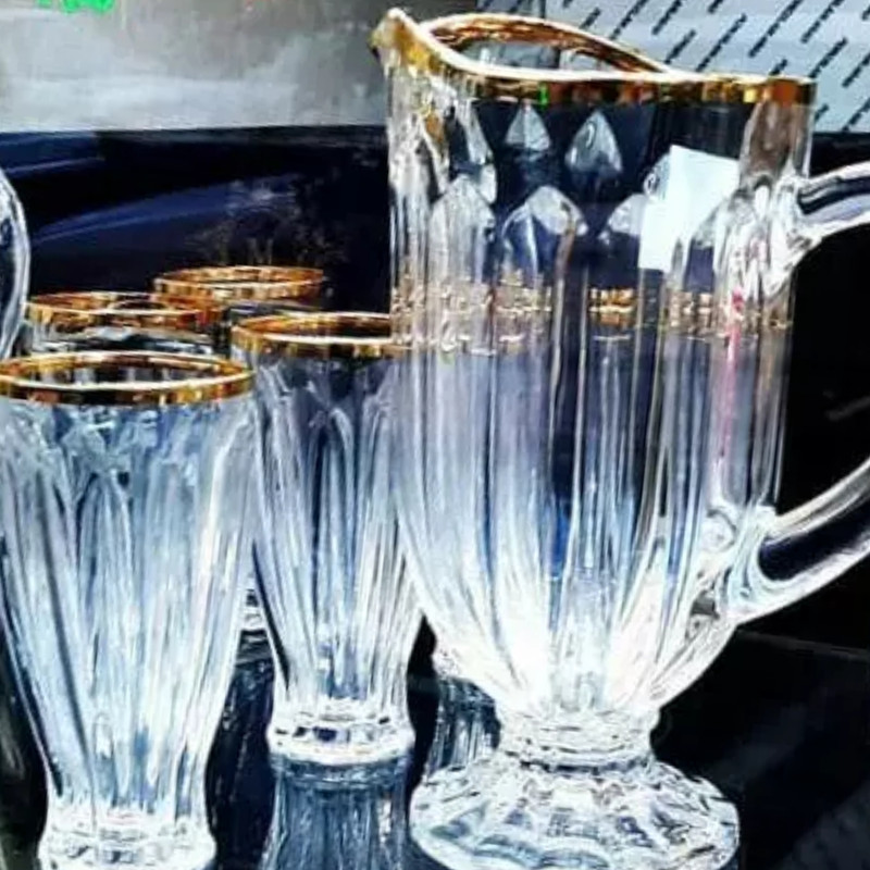 سرویس پارچ و لیوان 7 پارچه مدل perta 550