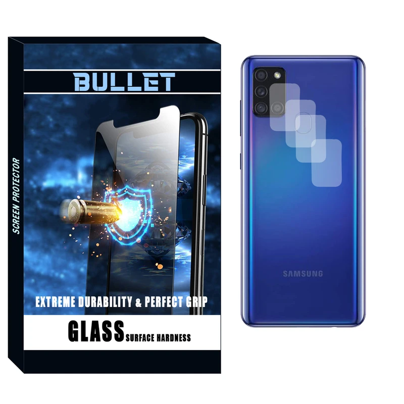 محافظ لنز دوربین بولت مدل BUL-04 مناسب برای گوشی موبایل سامسونگ GALAXY A21S بسته چهار عددی