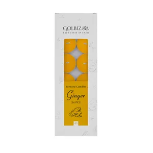 شمع معطر گلبیز مدل وارمر زنجبیل بسته 24 عددی