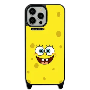 AKAM AMC-WLA13PROMAX-SPONGE BOB4 Cover For Apple iPhone 13 Pro Max
