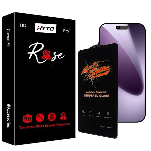 محافظ صفحه نمایش آنتی استاتیک هیتو مدل Rose Hardex مناسب برای گوشی موبایل اپل IPHONE 17 pro