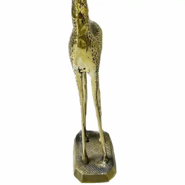 دکوری برنجی مدل غزال مارال6650g بسته 2 عددی