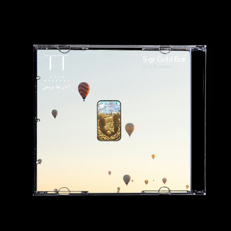 شمش طلا 18 عیار گالری طلا توسطی مدل D0CE86
